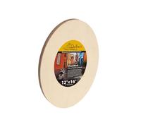 Da Vinci Pro Birch Wood Oval Panel 3/4" Deep - 12x16 - Fine Textured, Warp Resistant, Lightweight & Rigid Oblong Panel - Perfect for Mounting Sanded Pastel or Watercolor Paper, Linen or Canvas