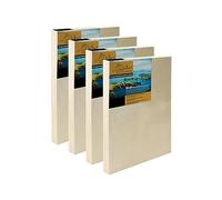 Da Vinci Pro Birch Wood Panel 7/8" Deep - 11x14-4 Pack - Fine Textured, Warp Resistant, Lightweight & Rigid - Perfect for Mounting Sanded Pastel or Watercolor Paper, Linen or Canvas