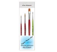 Da Vinci Series 5580 cosmotop Spin Brown - Watercolor Brush Synthetic, no. 3, 6, Series 5880 no.12 Made in Germany