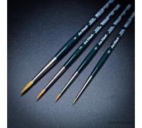 Da Vinci 5235 Series Synthetics Brush Set, Bristle, Purple/Green/Black/White, 30 x 30 x 30 cm