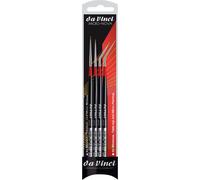 Da Vinci Set of 4 Synthetic Fiber Brushes Micro Nova Kit 4275