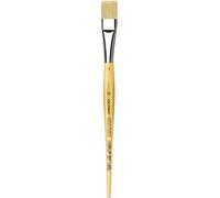 da Vinci Student Series 329 • Junior Synthetic Hog Bristle • Flat Size 20 • Hexagonal Laser Engraved Handle • Vegan