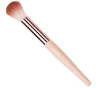 da Vinci, STYLE Round Blush Brush, vegan, synthetic fibre, for powder and cream blush, highlighter, precise placement and soft transitions, matt nude wooden handle, made in Germany, size 0