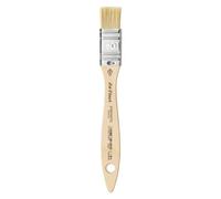 da Vinci, SYNTHETIC BRISTLE, artist's bristle brush, elastic synthetic bristles, for acrylic, oil & tempera, paper, canvas, wood & textiles, wooden handle, vegan, made in Germany, broad, size 20