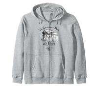 Da Vinci The Renaissance Man Zip Hoodie