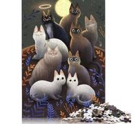 Da Vinci Tiger Puzzles 1000 Piece Wooden Puzzle for Adults And Teenager Family Game for Adults And Teenagers 1000pcs (75x50cm)