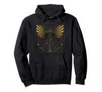 Da Vincis Canon of Proportions Pullover Hoodie