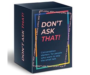 da Vinci's Room Don't Ask That - 150 Fun Conversation Cards for Couples, Families, Adults and Mature Teens That Skip The Icebreakers | Conversation Starters, Question Games, Game of Questions