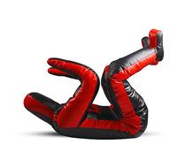 Daan MMA Grappling Dummy - Judo Punching Bag & BJJ Wrestling Dummy - Sitting Position Brazilian Jiu Jitsu Submission Self Defense Training - Vinyl Dummy 170cm UNFILLED, Black