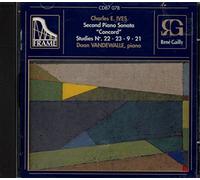 Daan Vandewalle : Piano - Charles E Ives Second Piano Sonata " Concord " Studies N° 22-23-9-21