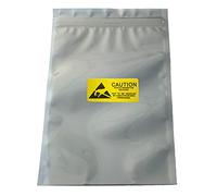 Daarcin 100pcs 5.9x7.87in/15x20cm Anti Static Bags,Premium ESD bag Resealable for 3.5'' SSD HDD with 100pcs Labels, Anti-static Bags for Hand Drive or Varieties of Electronic Device