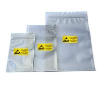 Daarcin Anti Static Bags,ESD Bags,100pcs Mixed Sizes Antistatic Resealable Bag for 3.5 Hard Drive, 2.5 Solid State Drive with Labels, ESD Shielding Bag for Varieties of Electronic Device