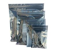 Daarcin Antistatic Bags, 40pcs 4 Sizes Mixed ESD Bags with Labels for Hard Drive HDD ESD Shielding Bags for Varieties of Electronic Device (4MixedSize)