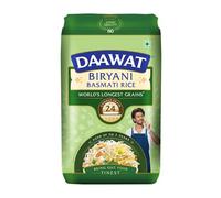 Daawat Basmati Rice Green 1kg (Pack of 1) - Premium Long Grain Basmati Rice | Aromatic Rice for Biryani, Pulao & Everyday Meals | Vegetarian
