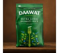 Daawat Extra Long Basmati Rice 20kg - Premium Aged, Fluffy, Non-Sticky Aromatic Grains - Ideal for Biryani & Everyday Cooking