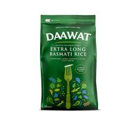 Daawat Extra Long Basmati Rice with Exceptional Length, Aromatic Flavour, Fluffy Grains, Elongates up to 24mm when Cooked, Non-Sticky and Ideal for all types of Dishes - 10Kg