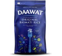 Daawat Original Basmati Rice with Rice Aroma, Delicious Taste, White Lustre,Perfectly Aged, Aromatic & Textural Grain, Rich Flavour with Sweet Taste, Ideal for all types of Dishes (10 KG)