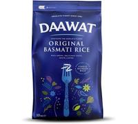 Daawat Original Basmati Rice with Rice Aroma, Delicious Taste, White Lustre,Perfectly Aged, Aromatic & Textural Grain, Rich Flavour with Sweet Taste, Ideal for all types of Dishes (10 KG)