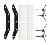 Daaxing 10 Pcs Side Brushes Filters Suction Scraper For Lefant M210 M210S M210B M213 N1 M2 F1 Robotic Vacuum Cleaner Replacement Parts,2 Suction Scraper, 4 High-Efficiency Filters, 4 Side Brushes