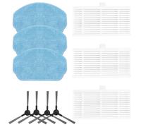 Daaxing 10PCS Main Side Brush Filter Kits Compatible with Nedis Wifivcb01 Robot Vacuum Cleaner Replacement Parts 4 Side Brushes, 3 High-Efficiency Air Filters, And 3 Mop Pads