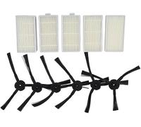 Daaxing 11 Pcs Side Brush HEPA Filters Kit for Lidl SilverCrest SSR 3000 A1 Robotic Vacuum Cleaner Replacement Parts,5 HEPA Filters, 6 Side Brushes