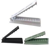 Daaxing 2/3 Pack Kabob Maker for Skewers and Sticks,Plastic Kebab Press Mould,Kabab Maker Machine,Manual Kebab Making Tool (3PCS Black+Green+White)