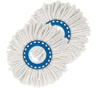 Daaxing 2 Pcs Microfiber Replacement Mop Head For Leifheit Clean Twist Disc,Washable Mop Head,Easily Removed Replaced