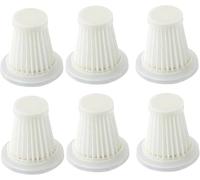 Daaxing 3/6/12 Pcs HEPA Filters Fits For PeroBuno for Saker Car Handheld Vacuum Cleaner Replacement Accessories,Washable and Repeatable Filters (6PCS)