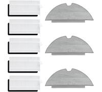 Daaxing 8PCS Filters Mop Cloths For Eufy RoboVac L35 Hybrid/LR30 Hybird+ Vacuum Cleaner Replacement Accessories