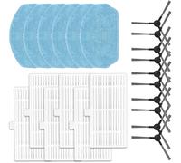 Daaxing Filters Side Brushes Mop Cloths Kits, for Cecotec Conga 999 X-Treme Robot Vacuum Cleaner Replacement Accessories. (22PCS)