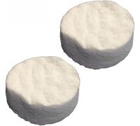 Daaxing Fireplace Ceramic Wool Sponge, Round Ceramic Sponge For Bio Ethanol Stove/Bio Ethanol Burner,Indoor Use Gel and Ethanol (8.6 * 2.5CM,20PCS)