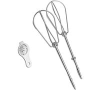Daaxing Handheld Whisk Accessories,Stainless Steel Beater Mixer Accessories,Kitchen Hand Mixer Beater Replacement For KENWOOD (Wire rod *2)
