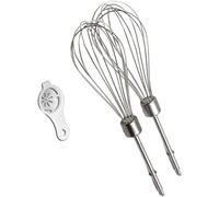 Daaxing Handheld Whisk Accessories,Stainless Steel Beater Mixer Accessories,Kitchen Hand Mixer Beater Replacement For KENWOOD (12 Wire rods*2)