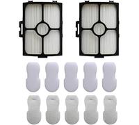 Daaxing HEPA Filter Foam Filters Felt Pre-Motor Filters Kit For Shark Stratos UltraLight DuoClean PowerFins Corded Stick Vacuum HZ3000 HZ3002 Replacement Parts (B)