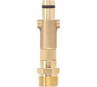 Daaxing High Pressure Washer Adapter,Brass Adapter Bayonet M22 for Nilfisk External Thread Pressure Washers,Pressure Washer Bayonet,90°C Max Temp (1PCS)
