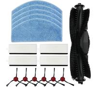 Daaxing Main Brush Mop Cloths Side Brushes Filters Fits For Laresar Mars 01 For Lubluelu SL68 Robot Vacuum Cleaner Replacement Part Accessories (B)