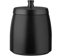 Daaxing Metal Ash Tray With Lid,Windproof Ash Tray For Outdoor Indoor, Ash Tray Ash Holder With Lid Smell Proof For Car Garden Bar Balcony Home Office Decoration (Black,S)