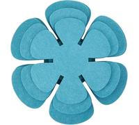 Daaxing Pack of 12 Pan Protectors, 8/10/12 inch 3 Different Sizes, Felt Pad Pot Protectors, Stacking Protection (Lake Blue)