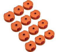 Daaxing Strimmer Spool & Line for McGregor MET6032 MET4530 MET3525 for Worx WG1 WG104E Trimmer Accessories Bobbins Replacement (12pcs)