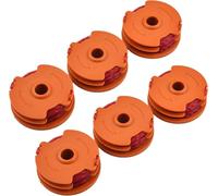 Daaxing Strimmer Spool & Line for McGregor MET6032 MET4530 MET3525 for Worx WG1 WG104E Trimmer Accessories Bobbins Replacement (6pcs)
