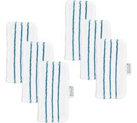 Daaxing Washable Microfibre Mop Pads For Beldray BEL01097 Steam Cleaner Replacement Part,Easily Removed And Replaced (6PCS)