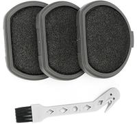 Daaxing Washable Pre-Motor Filters For AEG FX9 QX9 Vacuum Cleaner Replacement Accessories,3 Filters,1 Cleaning Brushs