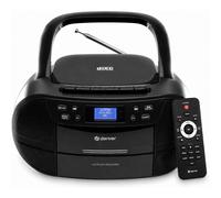 DAB+ Boombox CD Player & Cassette USB Remote Control Dual Alarm Denver TDC-280