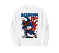 Dab Boy Belize Flag Pride Cool Belizean for Boys and Kids Sweatshirt