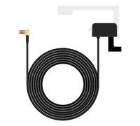 DAB/DAB+ Car Radio Antenna with SMB Connector, Glass Windscreen Mount Aerial, 3M Copper Coaxial Cable, Stable Signal for AM/FM Radio, Compatible with Pioneer Clarion JVC Kenwood Alpine