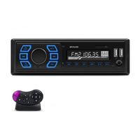 DAB/DAB+ Car Stereo 1 Din Car Radio Single Din Stereo with Bluetooth | DAB Digital Radio FM Radio 4.2 Hands-Free Call/Music, USB/AUX Play Double Bluetooth Steering Wheel Control EQ