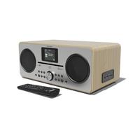 DAB/DAB+ & FM Digital Radio with CD Player | Bluetooth & USB MP3 Player | Premium Sound | Remote Control | Mains Powered | Perfect for the Home or Office | AZATOM Trinity D3 (Oak)