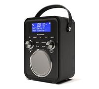 DAB/DAB+ & FM Portable Digital Radio | Bluetooth | Remote Control | Rechargeable Battery | Dual Alarms & Sleep Timer | Perfect for Home, Office or Outdoors | AZATOM Blackfriars 2 (Carbon Black)