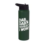 Dab Dab Hooray - Funny Bingo Player Stainless Steel Insulated Water Bottle