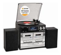 DAB/DAB+ Record Player Turntable Cassette & CD player HiFi with USB Recording